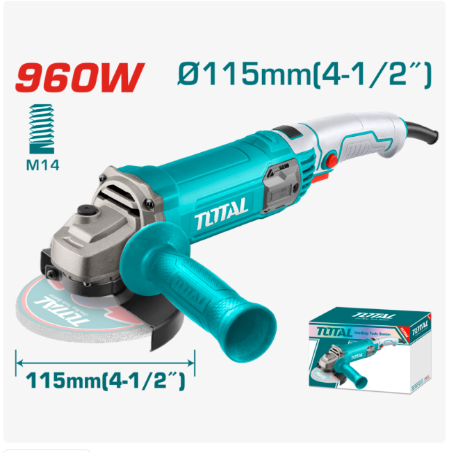 AMOLADORA 960W 115MM TOTAL 3511