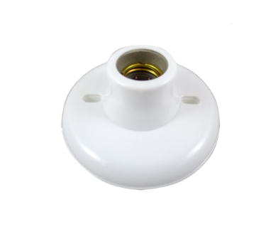 PORTALAMPARA PLAFON E27 BLANCO ELEKTRON