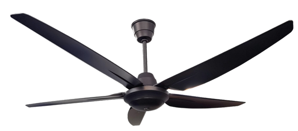 VENTILADOR DE TECHO EF-56U75b 80W NEGRO CON CONTROL REMOTO ELEKTRON