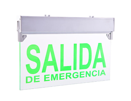 SEÑALIZADOR DE SALIDA DE EMERGENCIA LED