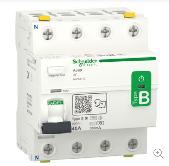 DISYUNTOR DIFERENCIAL RESIDUAL 4P-40A