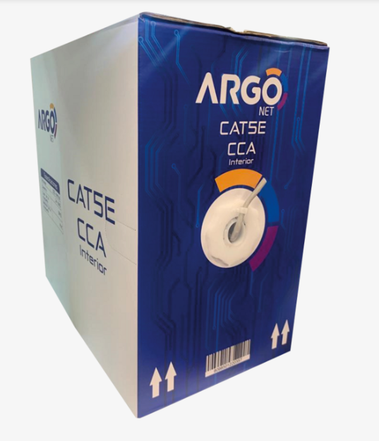 CABLE UTP CAT 5 INTERIOR GRIS ARGO