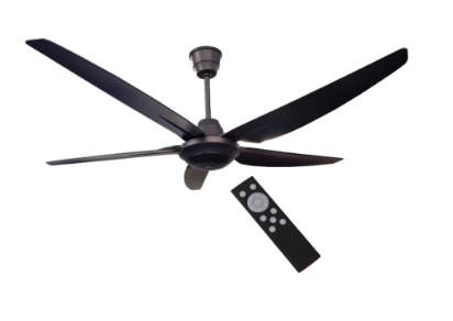 VENTILADOR DE TECHO 5 ASPAS NEGRO- ELEKTRON