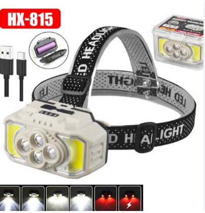 LINTERNA MINERO COB LED HX-815S