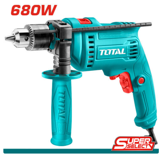 TALADRO PERCUTOR 680W 13MM COD. TG1061356 - TOTAL