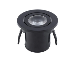 SPOT EMB RED 1W 3000K NEGRO ECOVILLE