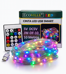 CINTA LED USB SMART 10MTS ECOVILLE