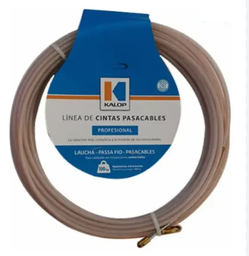 PASACABLES PLASTICO 15MTS CON ALMA DE ACERO - KALOP